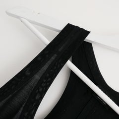 Chaleco contemporáneo Tom Ford de jersey de seda con espalda cruzada, IT34/UK2