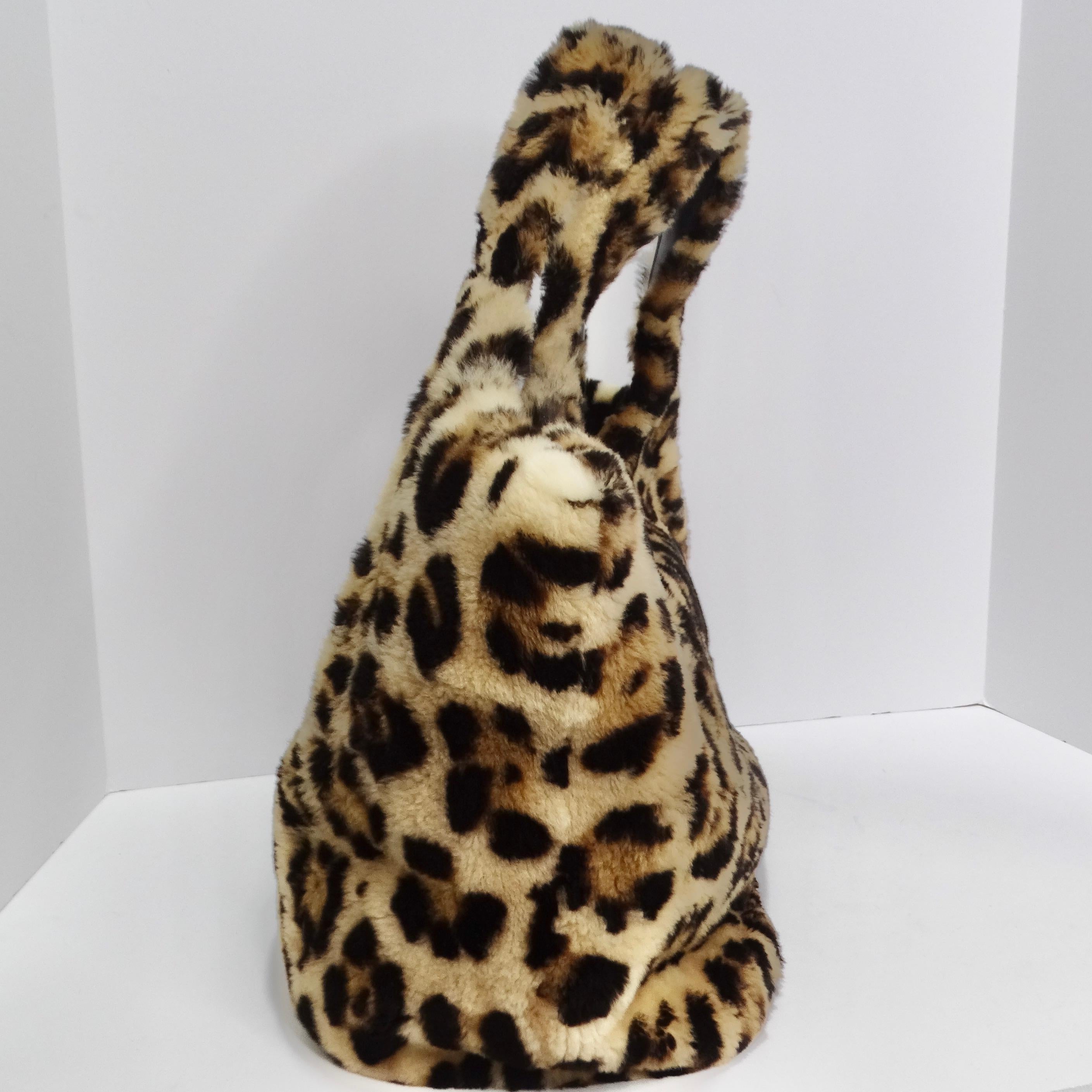 Women's or Men's Tom Ford Rare Leopard Print Fur Handbag For Sale