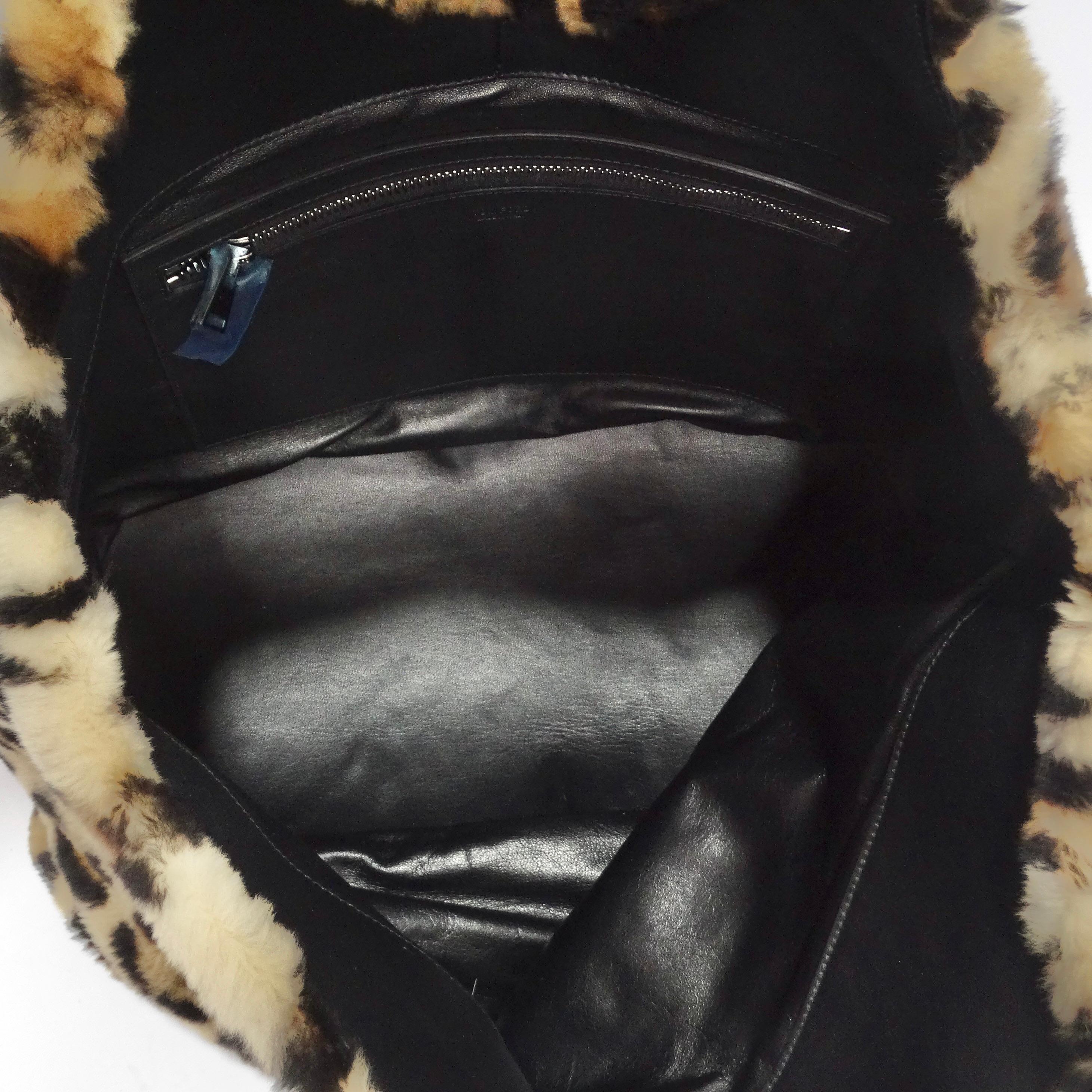 Tom Ford Rare Leopard Print Fur Handbag For Sale 2