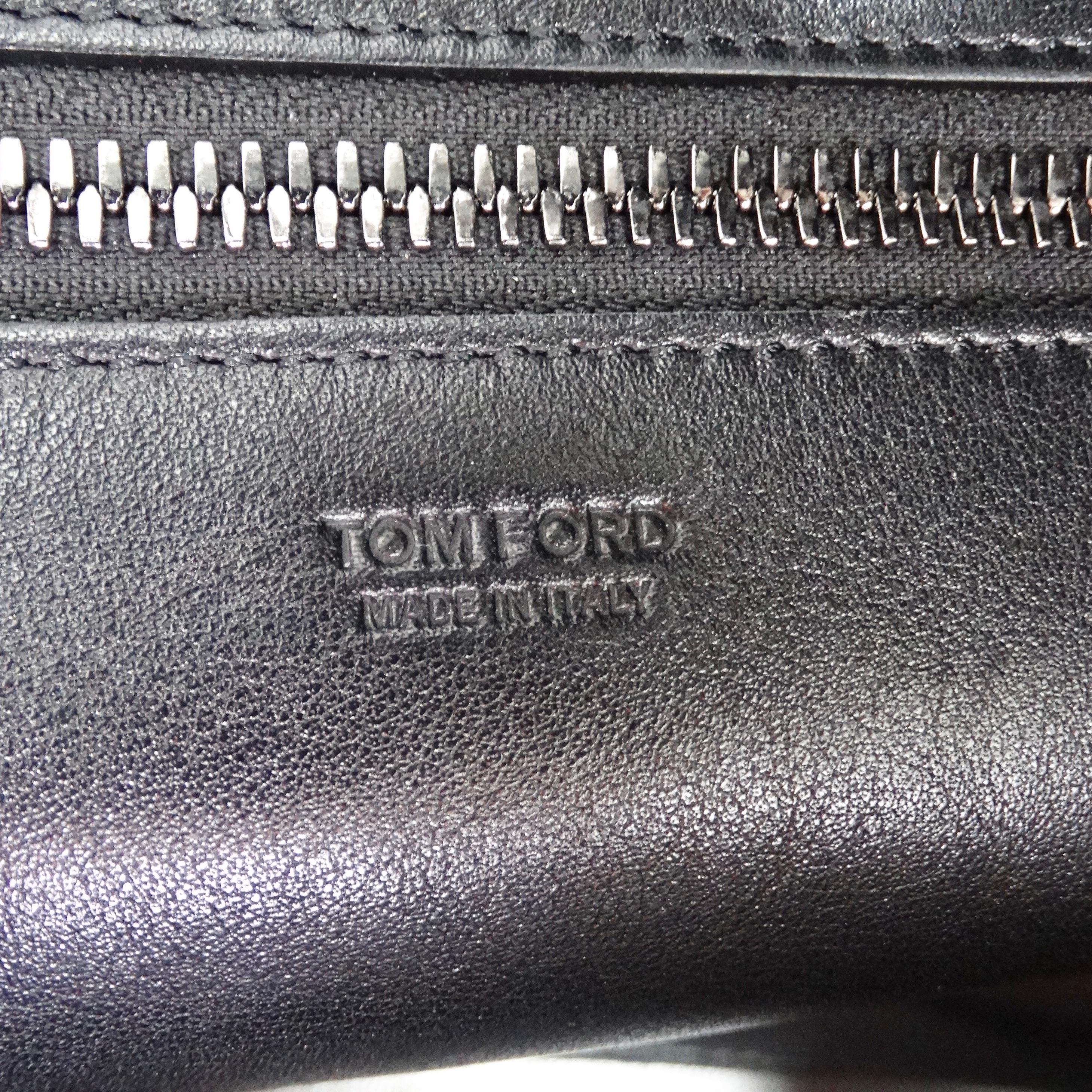 Tom Ford Rare sac à main en fourrure imprimé léopard en vente 3