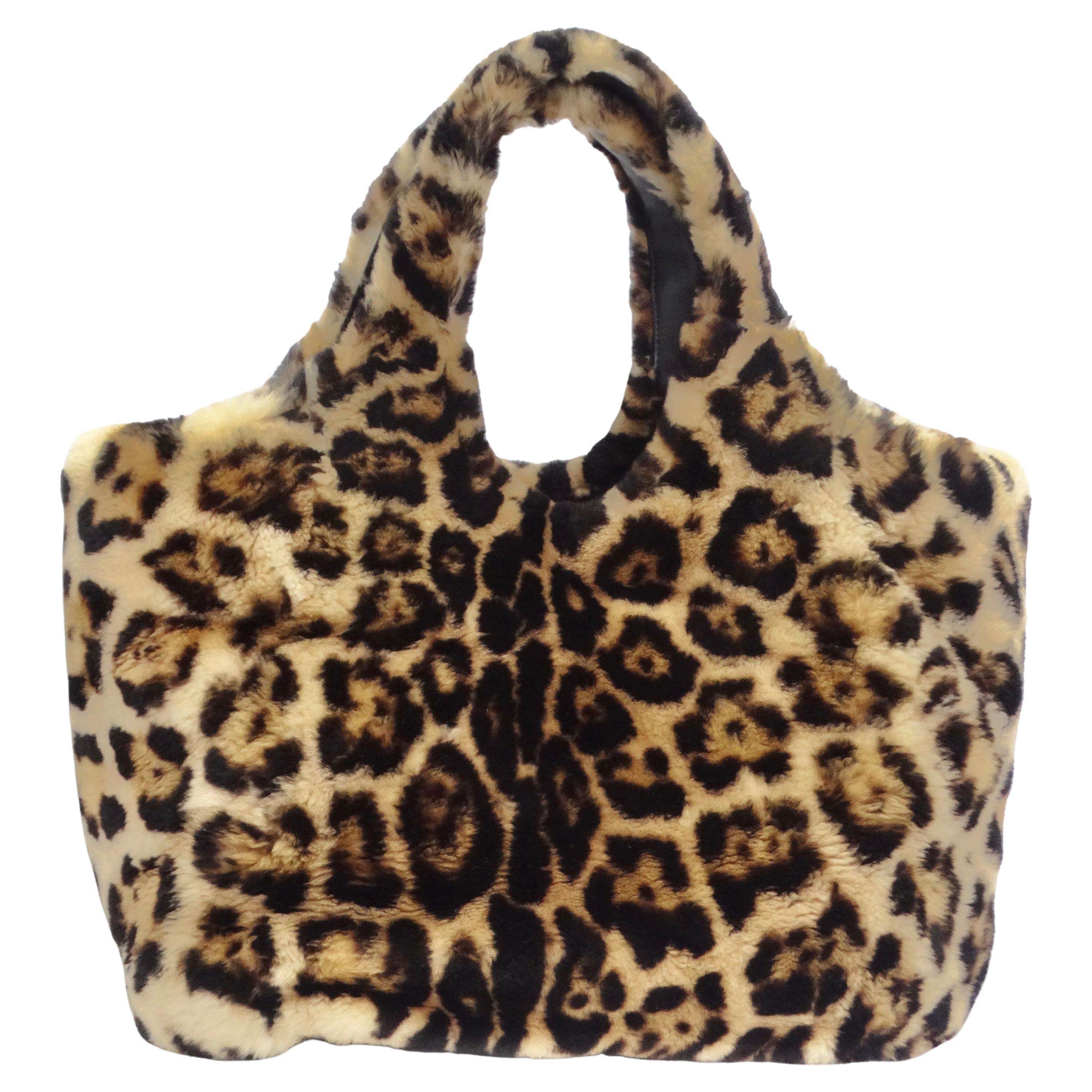 Tom Ford Rare Leopard Print Fur Handbag For Sale
