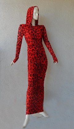 Tom Ford Red Cheetah Dress