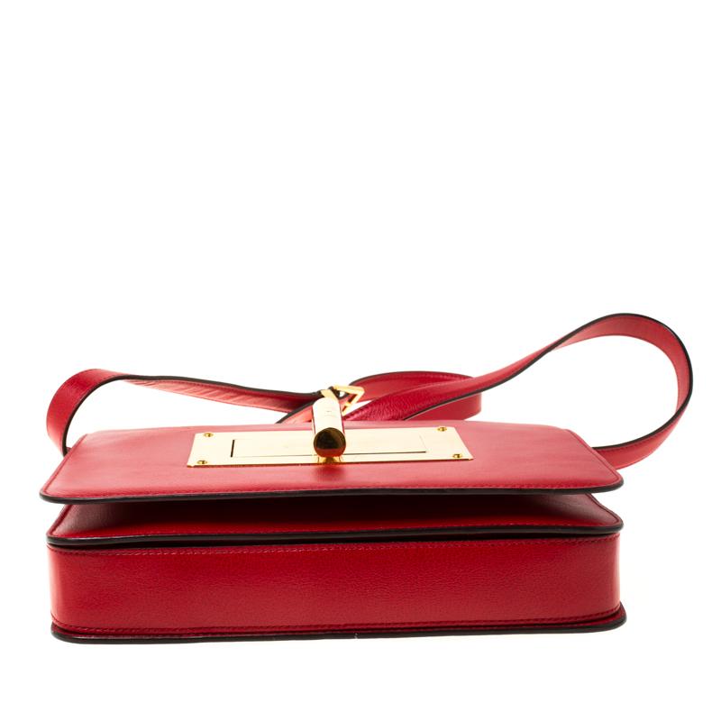 red leather purses