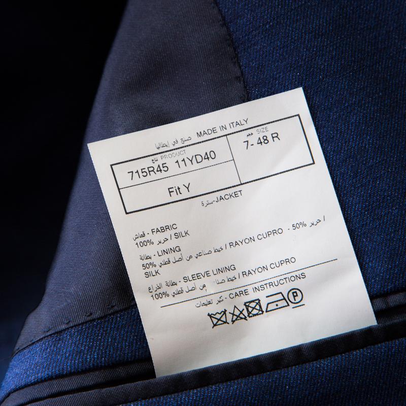 Tom Ford Royal Blue Silk Twill Tailored Blazer M 1