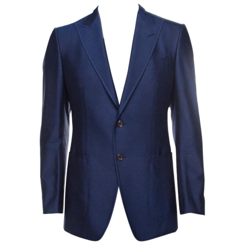 Tom Ford for Gucci 1996 Collection Dark Blue Velvet Tuxedo Jacket ...