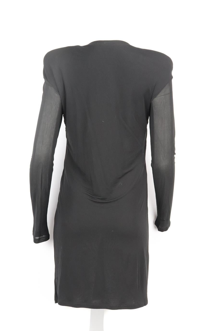 Tom Ford Ruched Stretch Jersey Mini Dress It 44 Uk 12 In Excellent Condition In London, GB