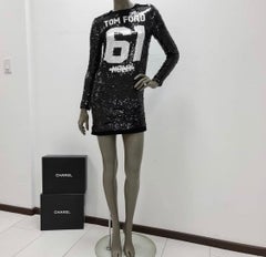 Tom Ford Runway MOLLY 61 Sequin Embellished Mini Dress