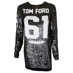 Tom Ford Runway MOLLY 61 Sequin Embellished Mini Dress 