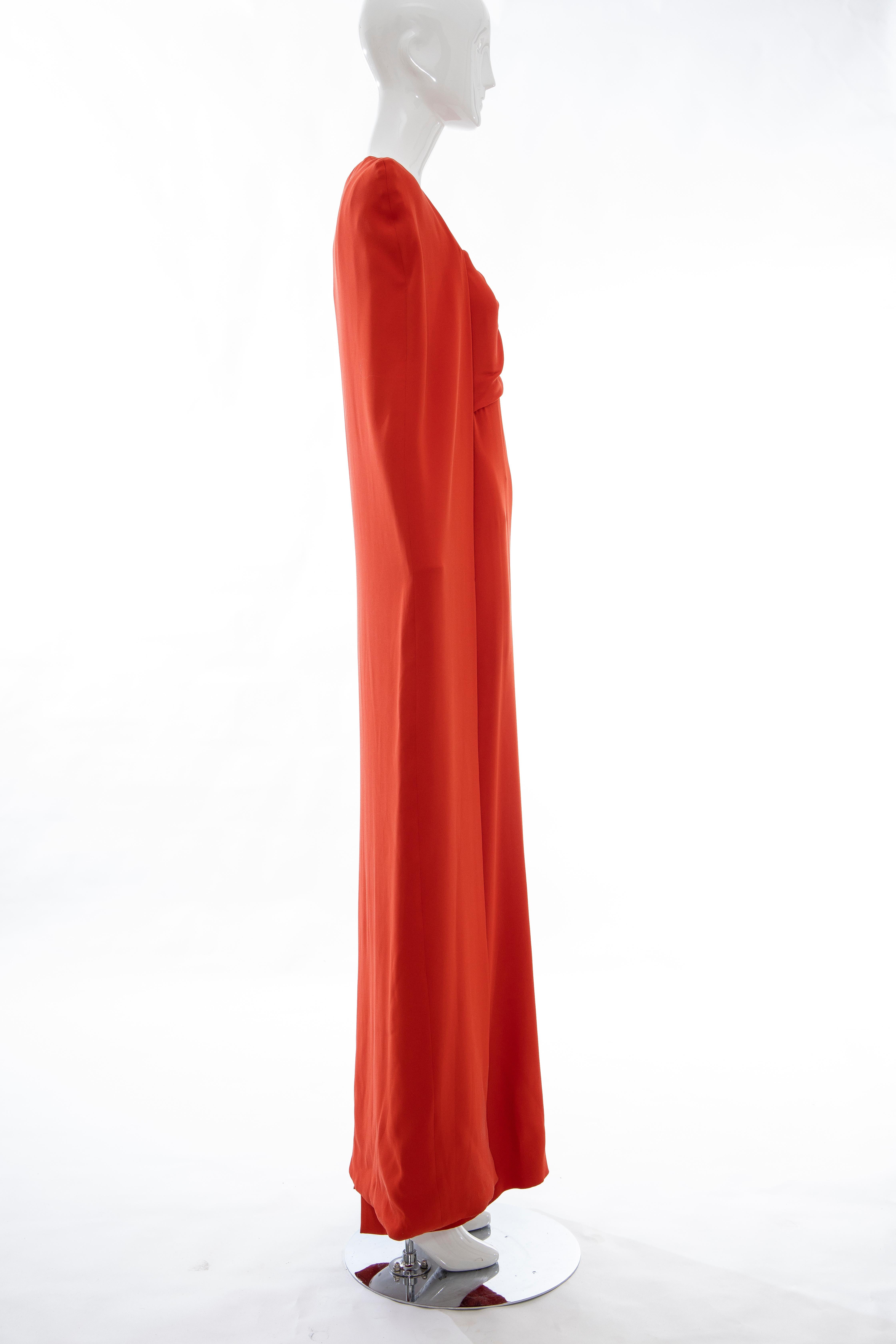 tom ford cape dress