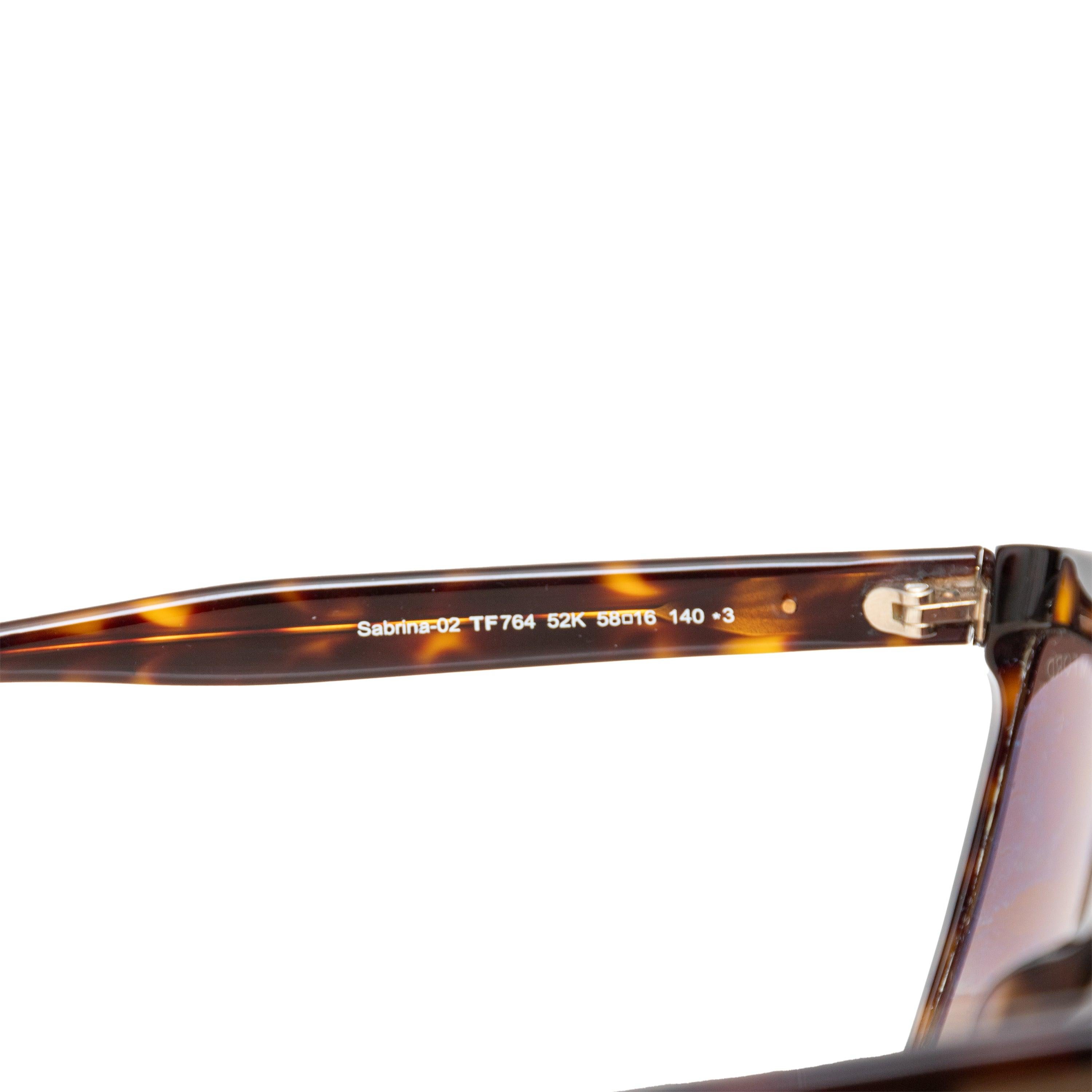 Lunettes de soleil carrées Tom Ford Sabrina - '20s en vente 1