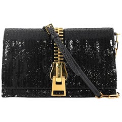 Tom Ford Sedgwick Chain Clutch Sequins and Snakeskin Small