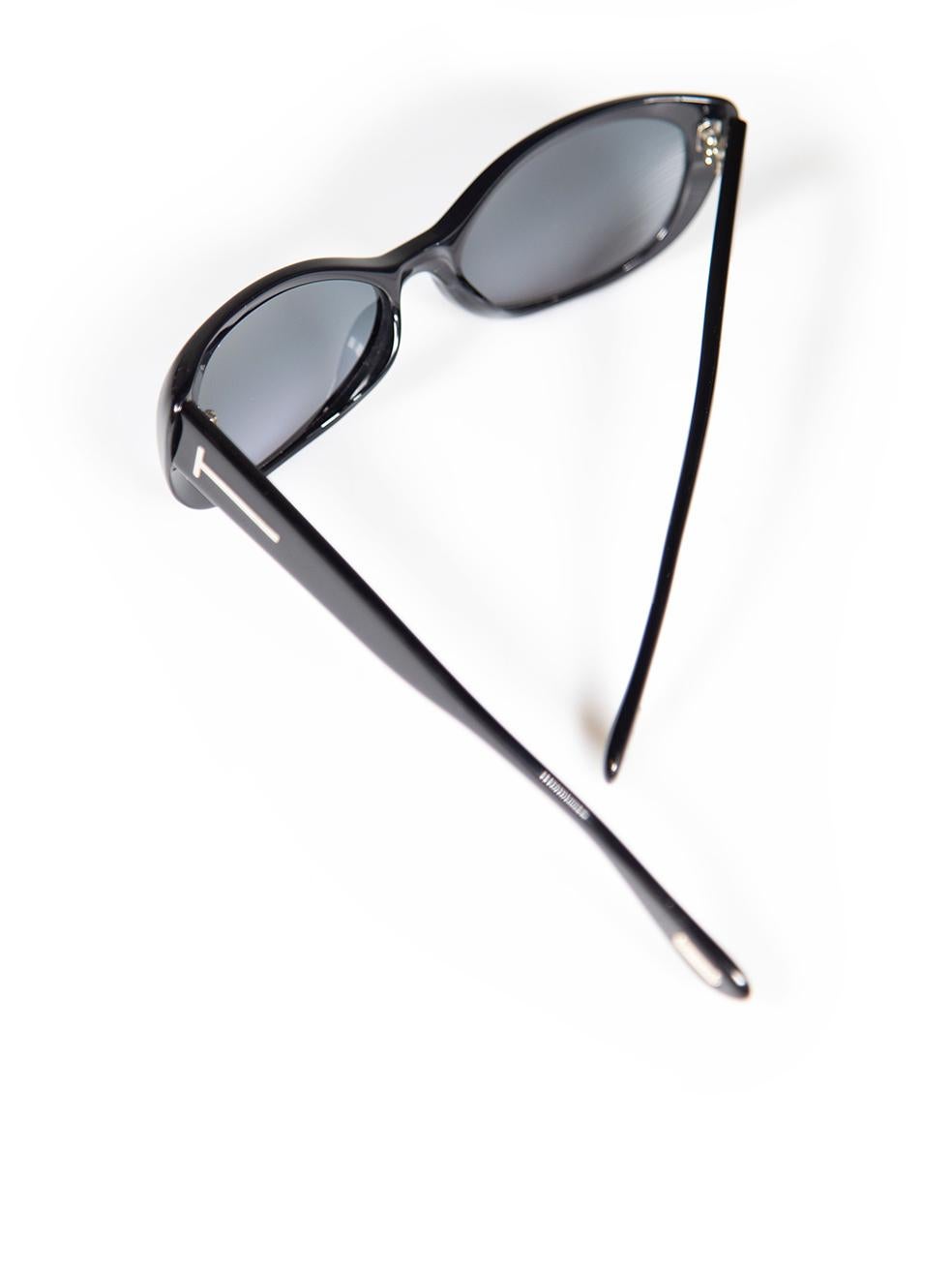 Tom Ford Shiny Black Sebastian Sunglasses For Sale 3