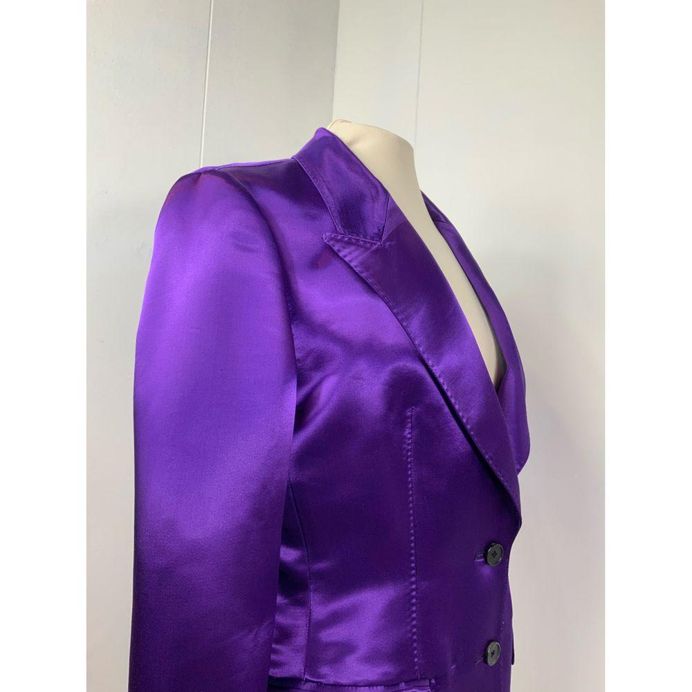 Tom Ford Silk Blazer in Purple In Good Condition In Carnate, IT