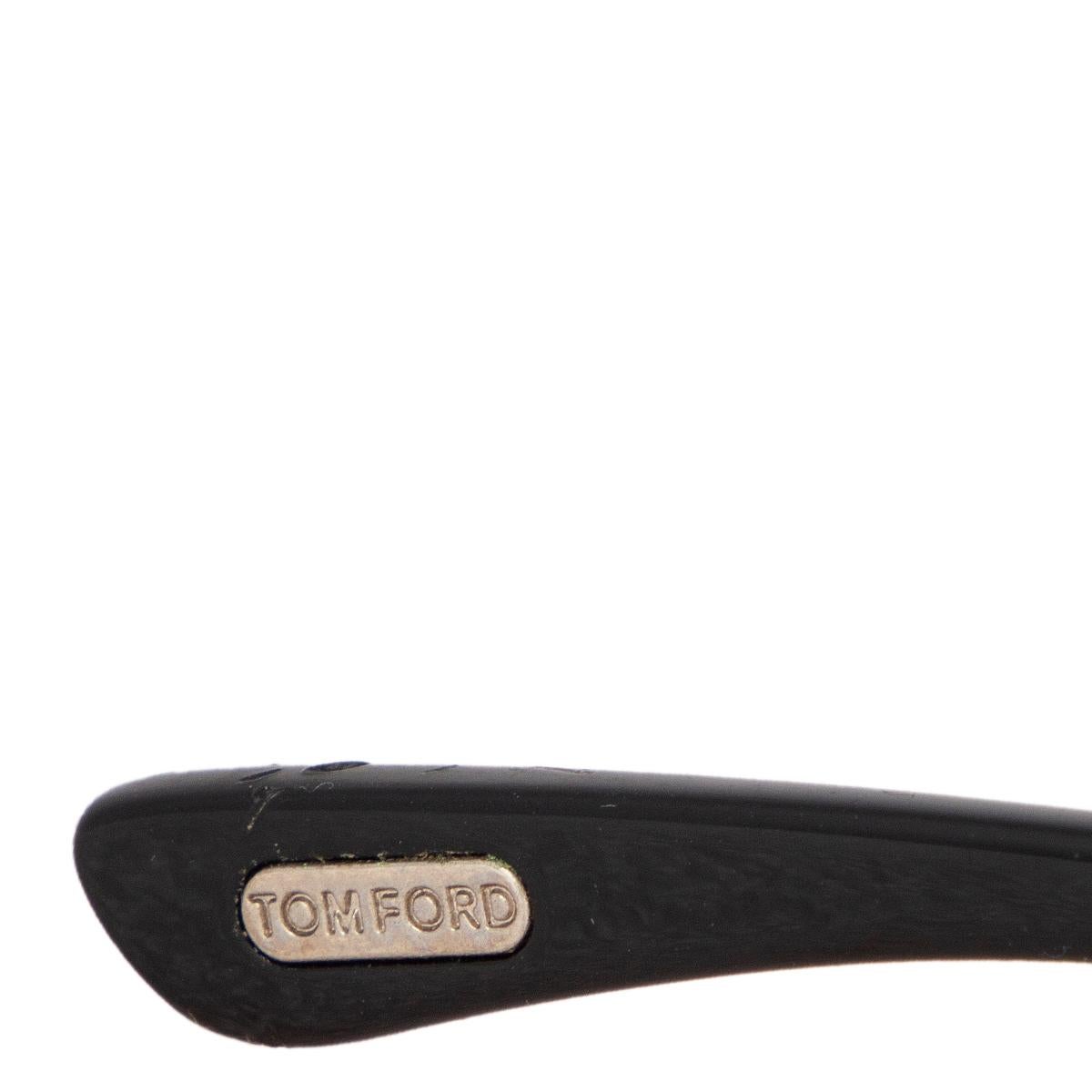Gray TOM FORD silver & black acetate STEFANIA Sunglasses TF223 For Sale