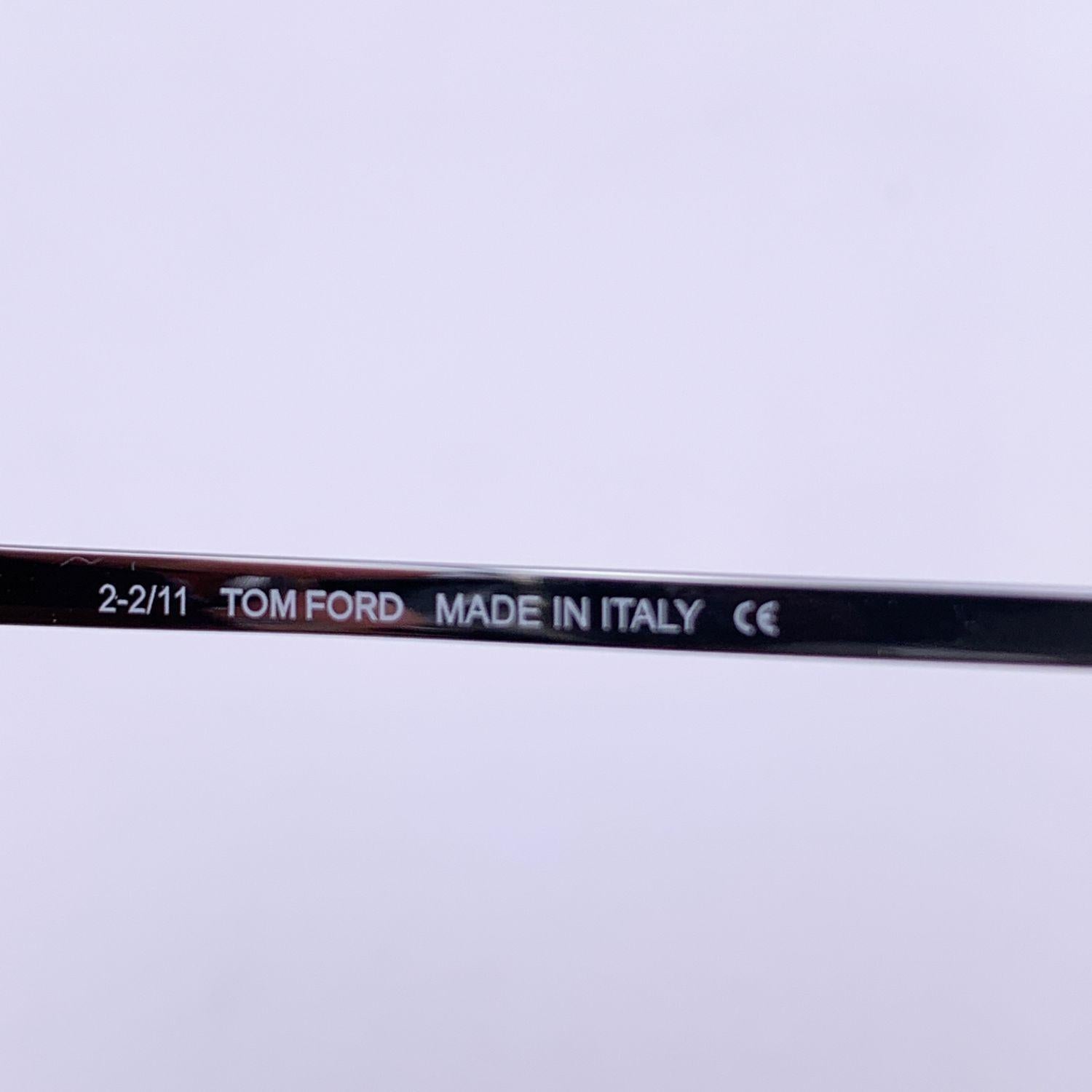Tom Ford - Lunettes de soleil unisexe métal argenté mentheTF 182 56/13 135 mm en vente 1