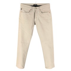 TOM FORD Size 28 Taupe Cotton Jean Cut Casual Pants