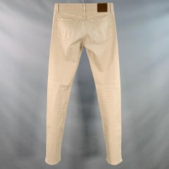 TOM FORD Größe 30 Khaki Baumwollmischung Twill Button Fly Jeans