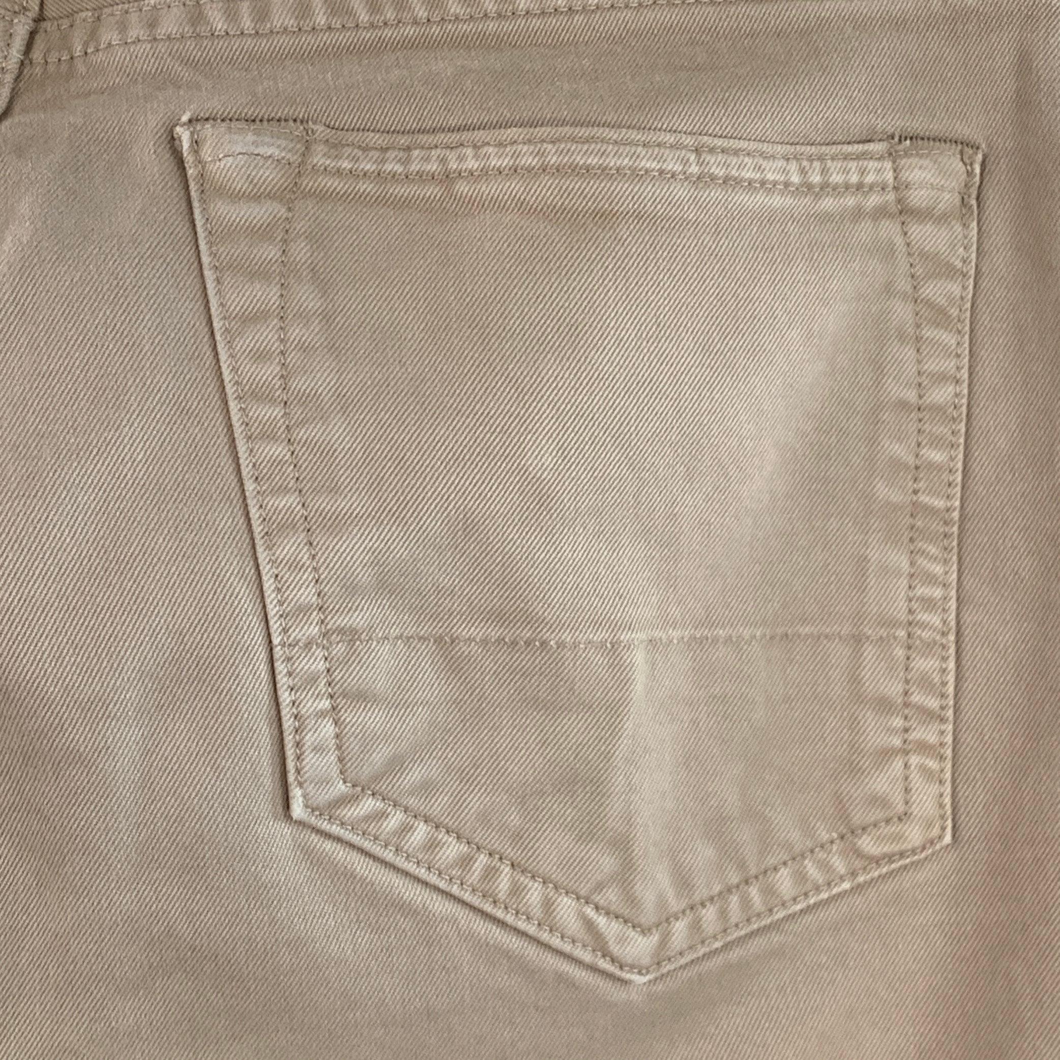 Tom Ford taglia 30 Jeans Khaki in Twill misto cotone con chiusura a bottone In condizioni buone in vendita a San Francisco, CA