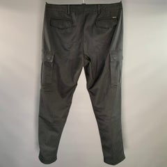 TOM FORD Size 36 Black Cotton Zip Fly Casual Pants