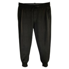TOM FORD Size 36 Black Viscose Polyamide Sweatpants Casual Pants