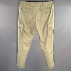 TOM FORD Size 36 Green Cotton Zip Fly Casual Pants