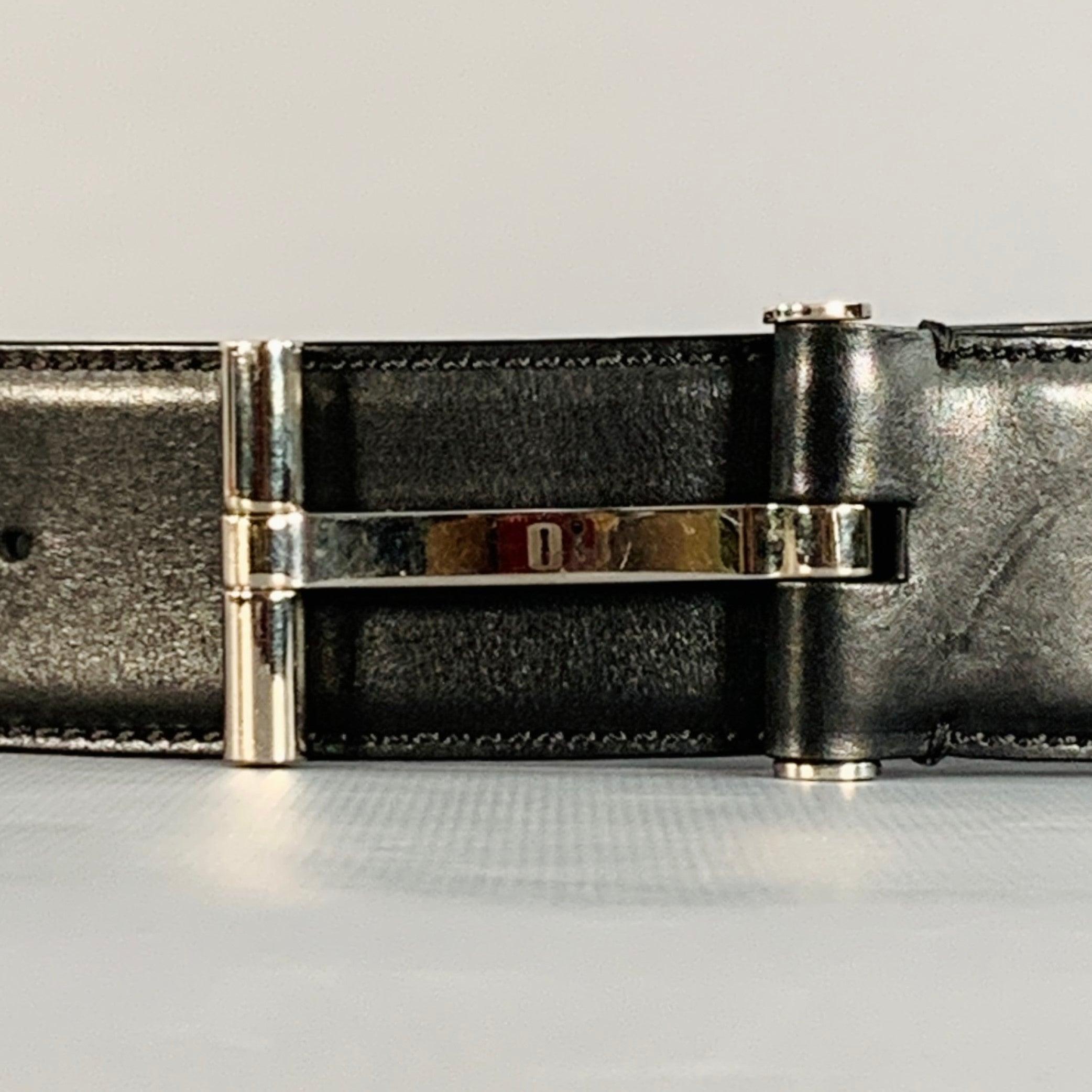 TOM FORD
cintura in pelle nera con fibbia a 