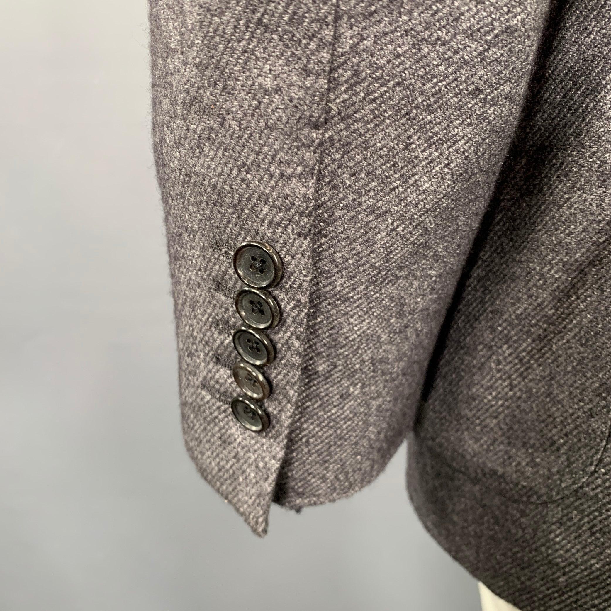 De los hombres TOM FORD Talla 48 Chaquetón Seda Gris Cachemira Solapa de Pico en venta