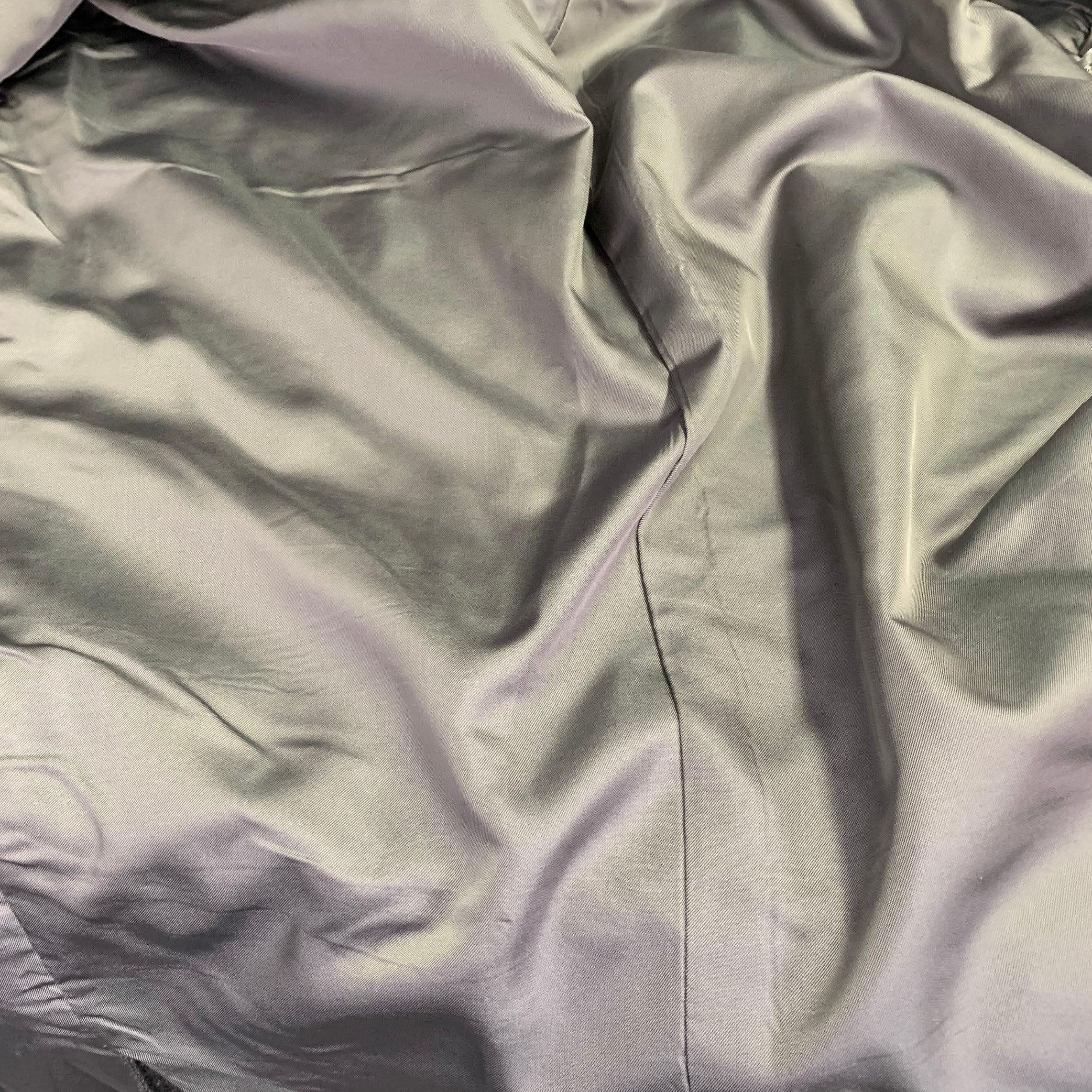 TOM FORD Talla 48 Chaquetón Seda Gris Cachemira Solapa de Pico en venta 2