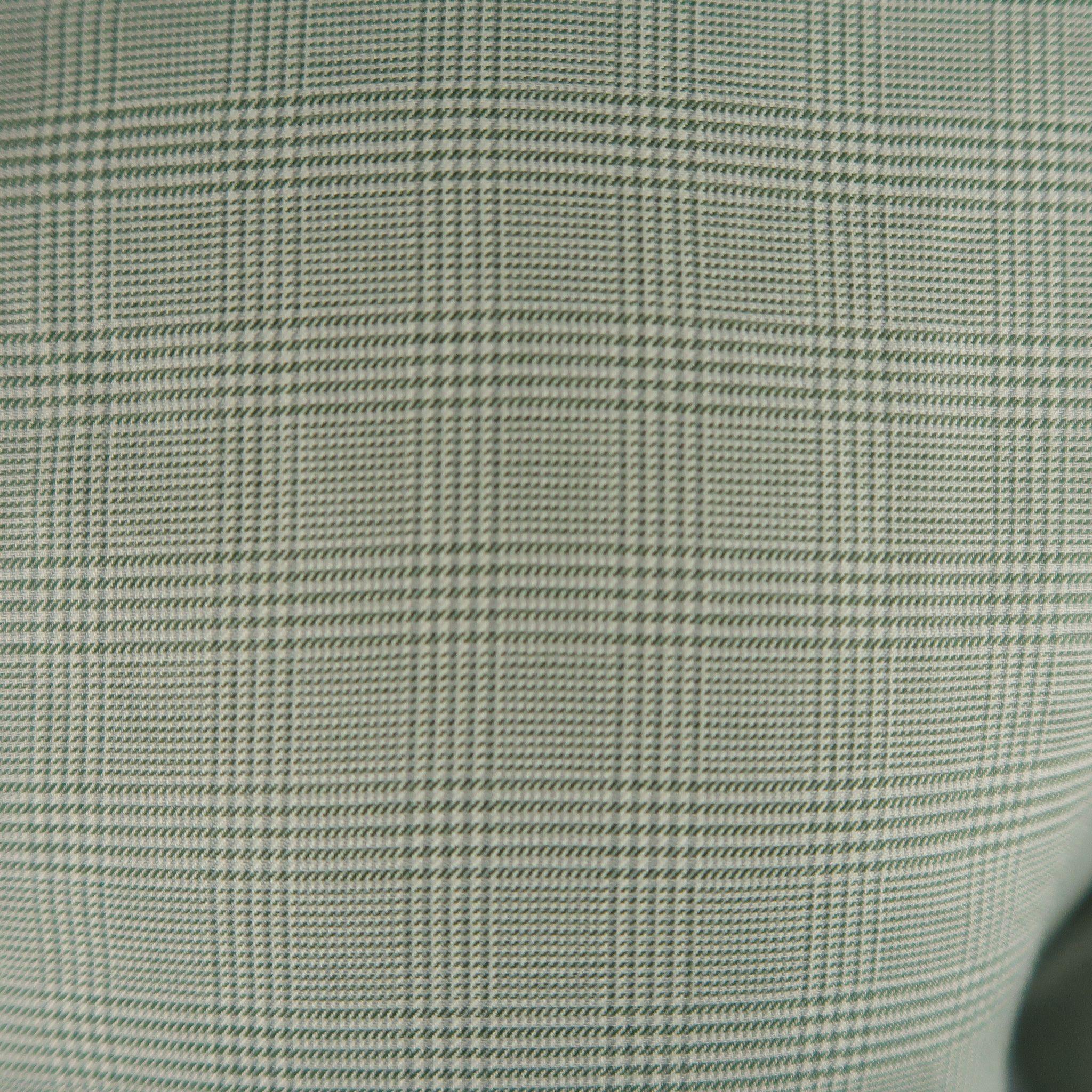 TOM FORD Taille M Chemise à manches longues en coton à carreaux olive Neuf à San Francisco, CA