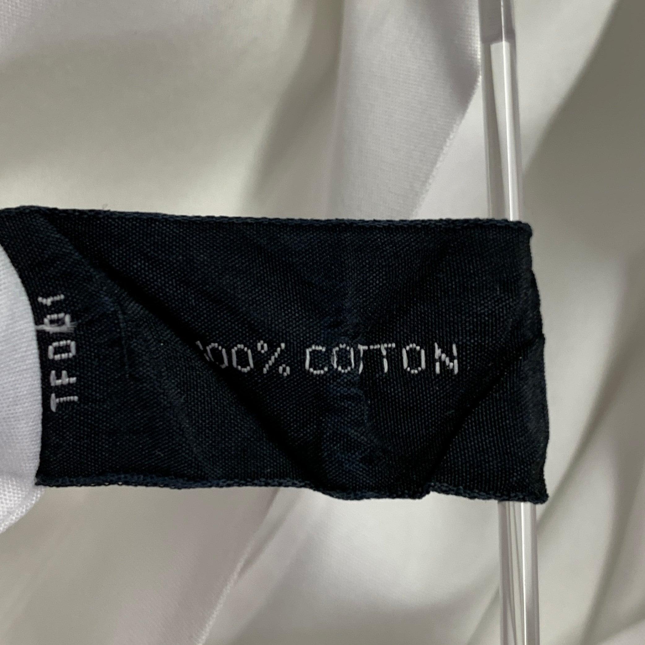 TOM FORD Größe M Weißes langärmeliges Hemd aus Baumwolle mit geschwungenem Cutaway-Schliff 1