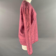 TOM FORD Pullover in Größe XS, rosa, aus Mohair-Mischung, mit Metallic-Effekt und V-Ausschnitt – Damen