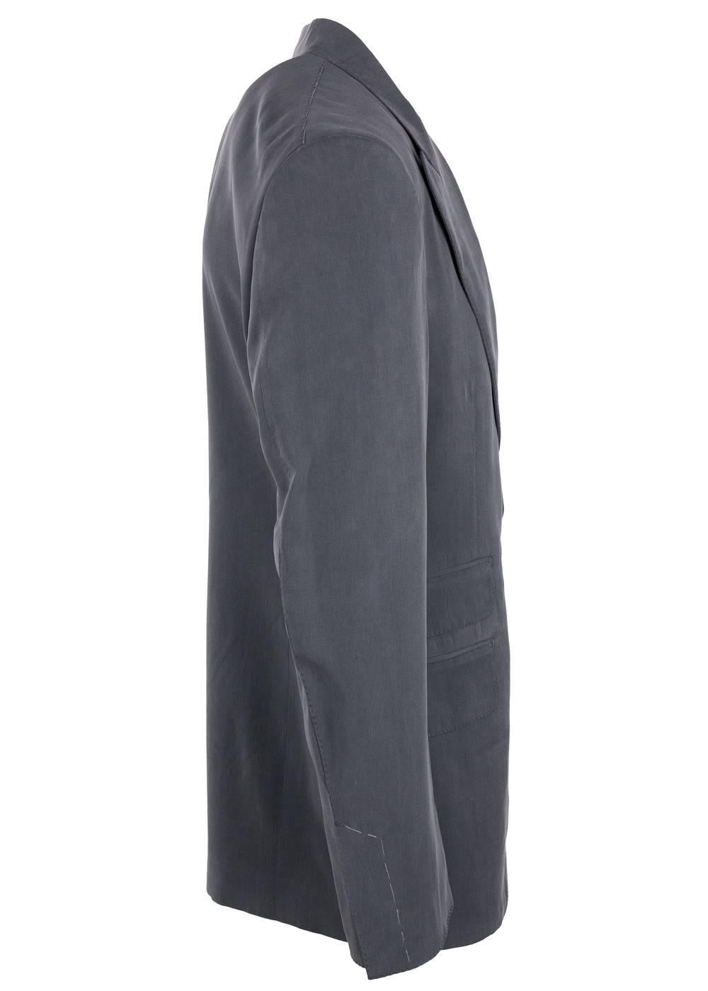 Men's Tom Ford Slate Grey 100% Silk Shelton 2PC Suit For Sale