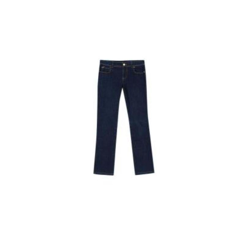 Tom Ford Straight Leg Jeans

- Perfect fitting straight leg jeans.
- 3 front pockets including a watch pocket.
- 2 back pockets.

Made in Italy. 
No care label.
Condition 9.510.

PLEASE NOTE, THESE ITEMS ARE PRE-OWNED AND MAY SHOW SIGNS OF BEING