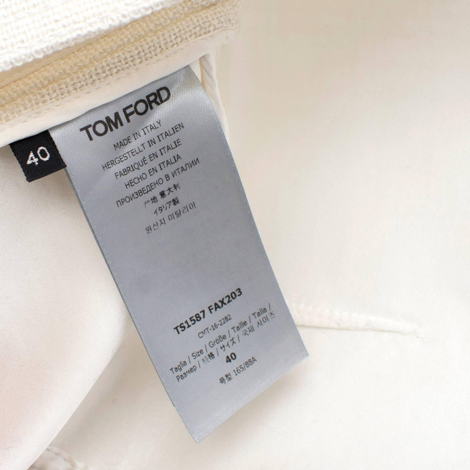 Tom Ford Strapless Corset Top In Excellent Condition In London, GB