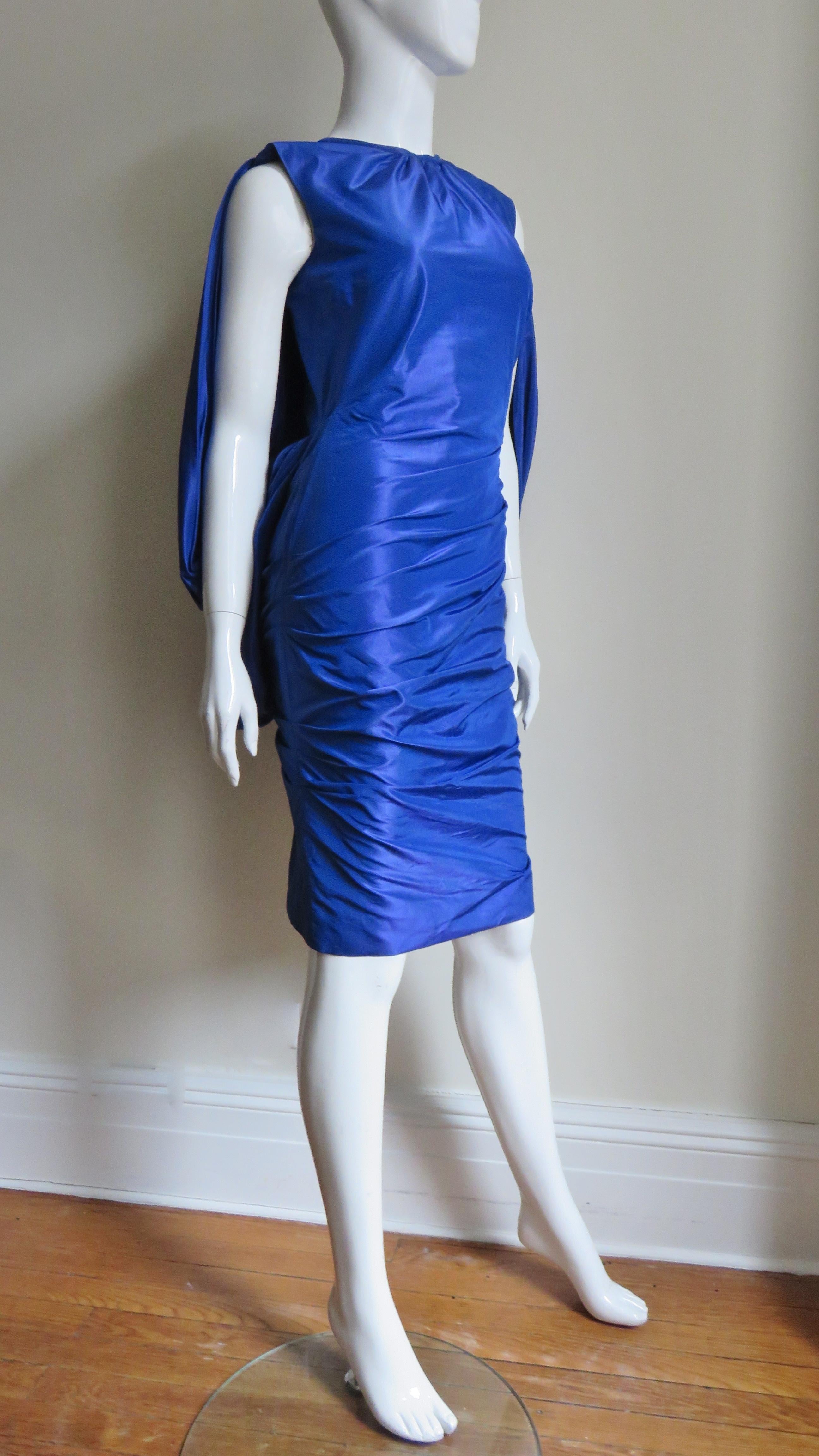 Tom Ford Stunning Drape Back Ruched Dress 4