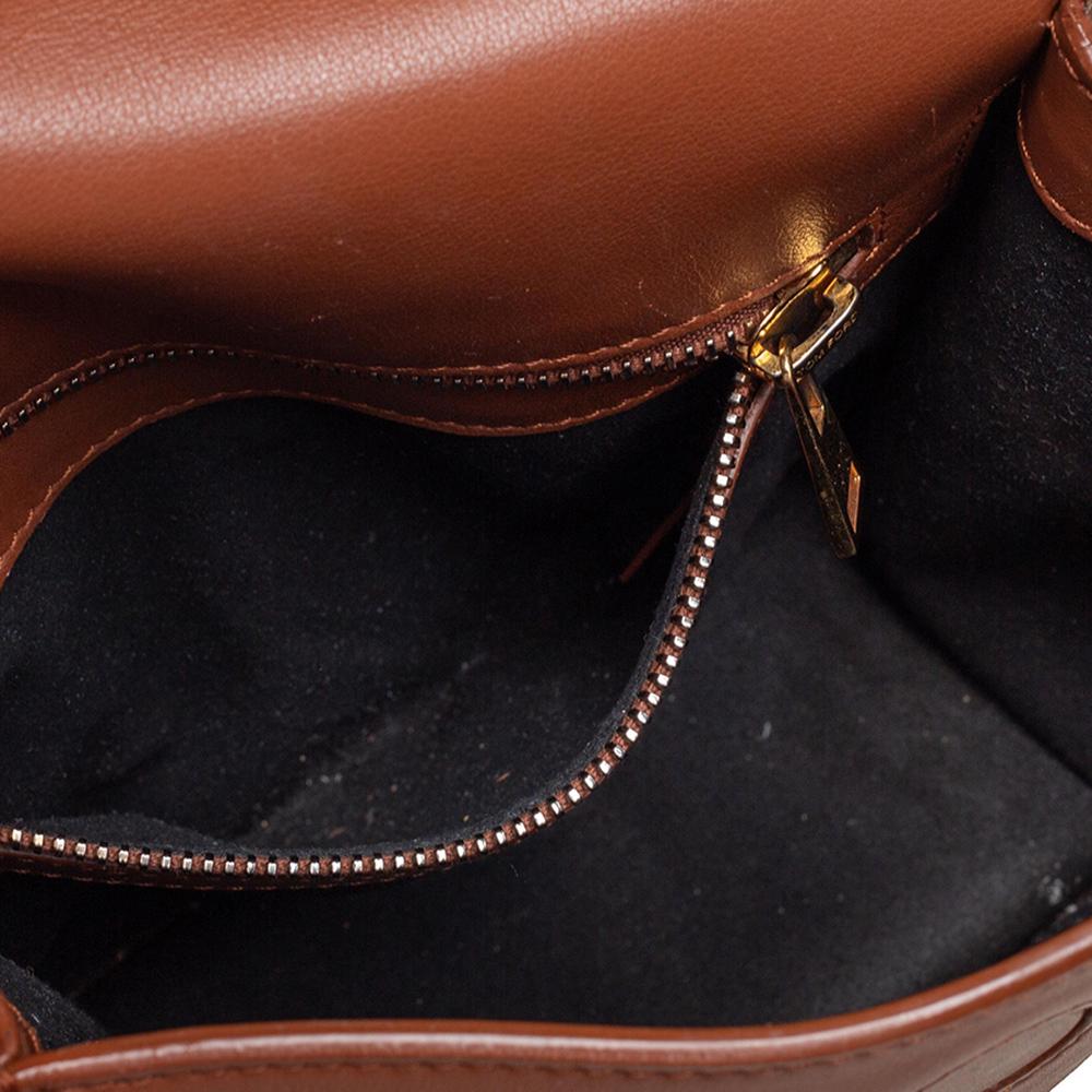 Tom Ford Tan Leather Mini Tara Crossbody Bag In Good Condition In Dubai, Al Qouz 2