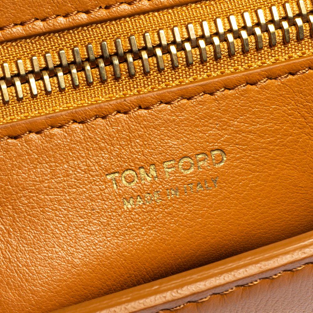 Tom Ford Tan Leather Natalia Shoulder Bag 5