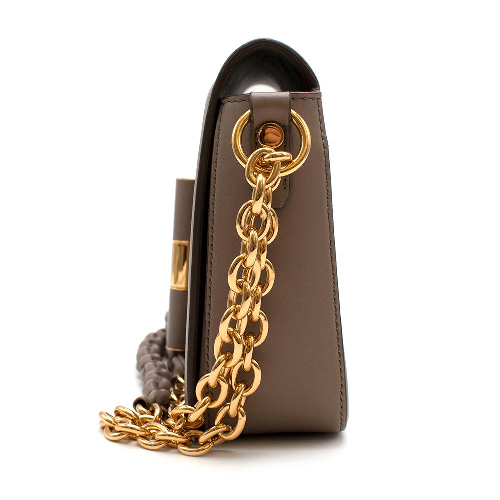 Brown Tom Ford Taupe Small Chain Natalia Shoulder Bag