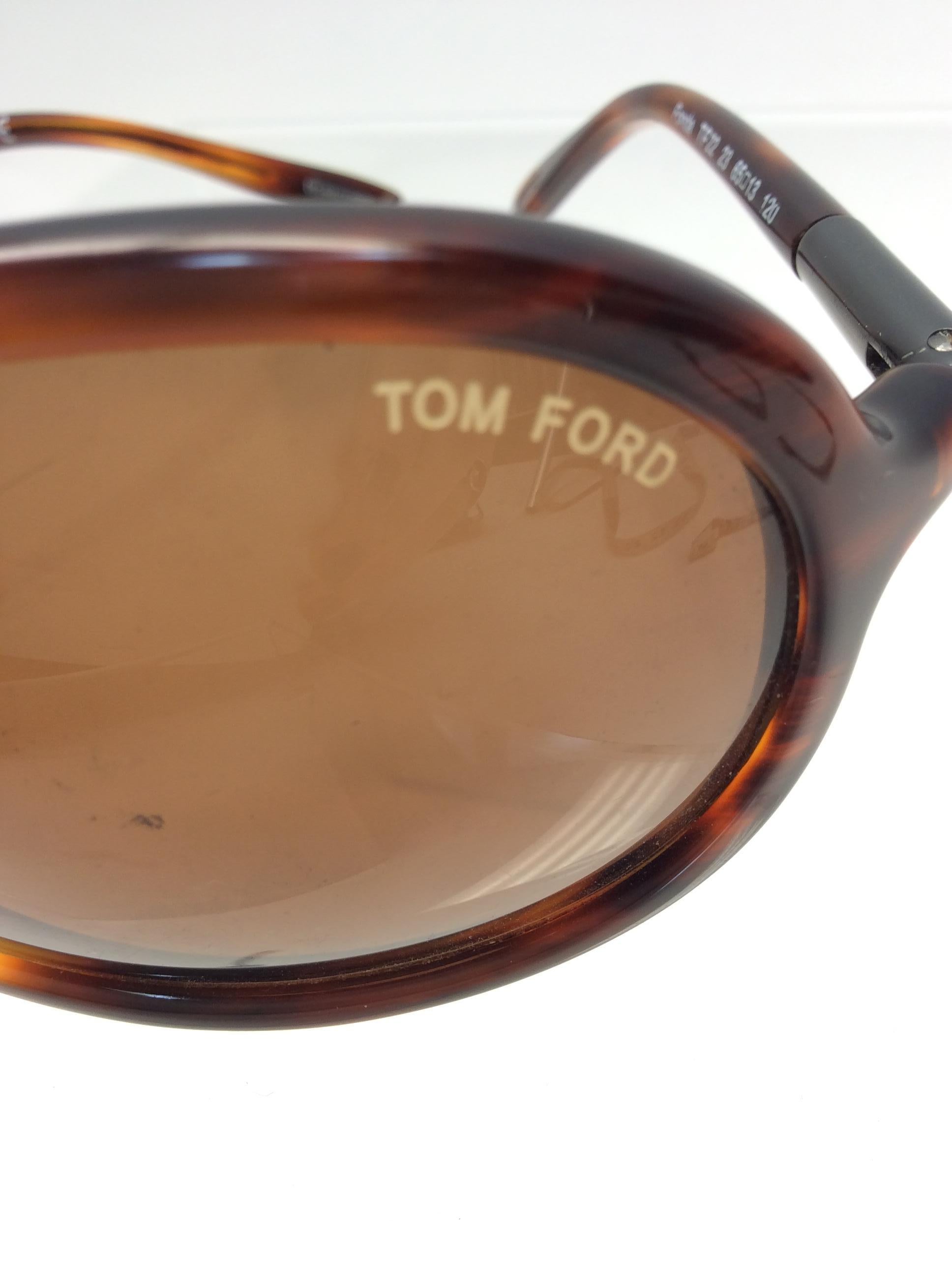 Women's Tom Ford Tortoise Sunglasses For Sale
