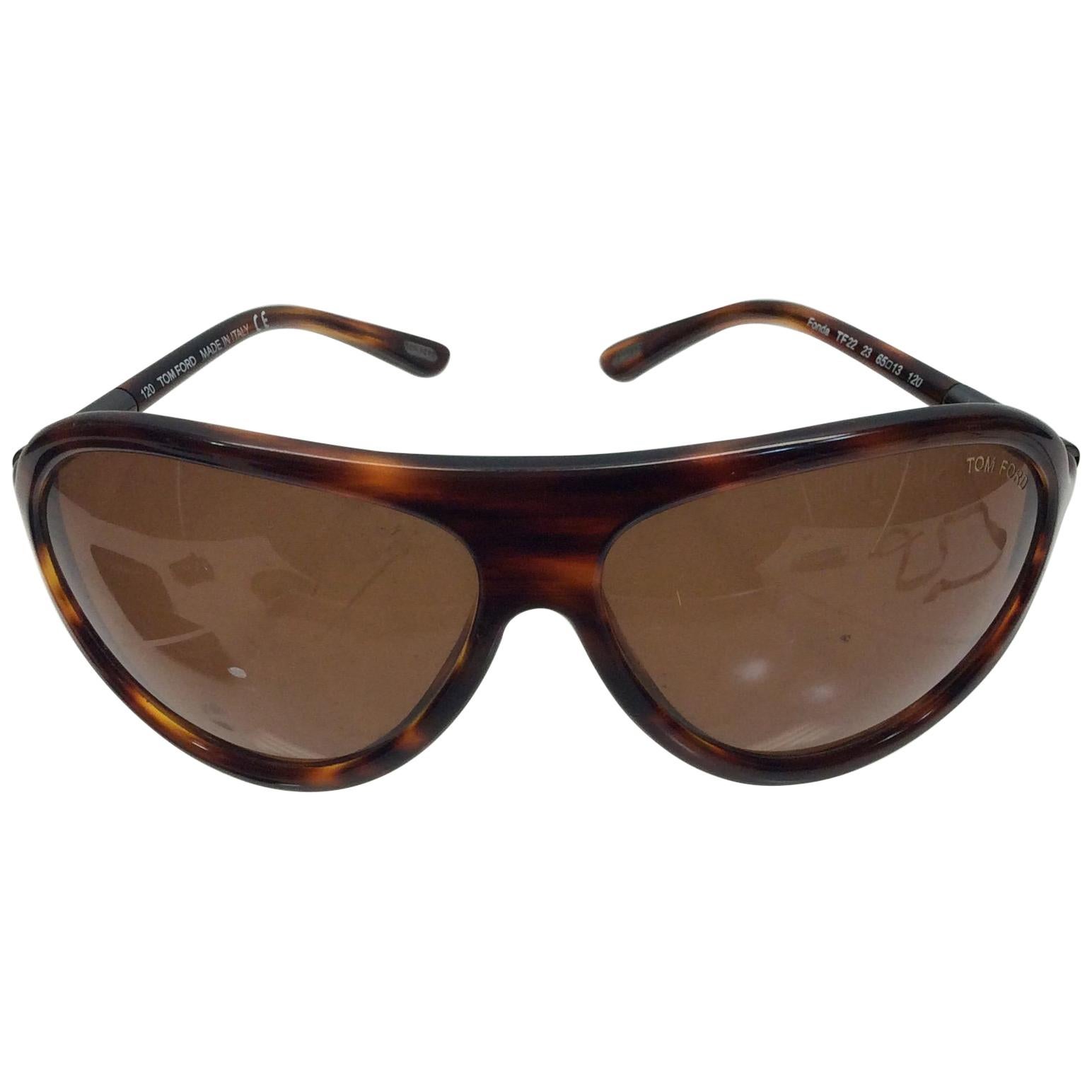 Tom Ford Tortoise Sunglasses For Sale