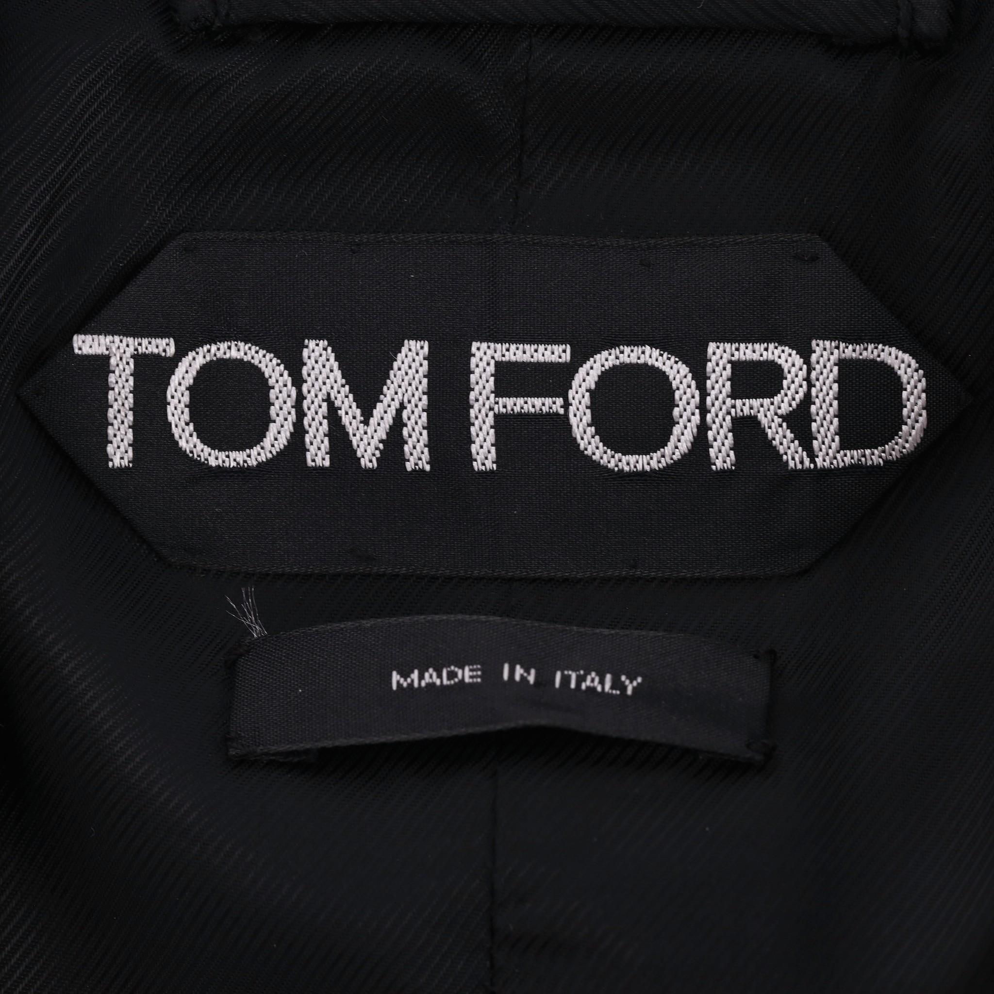 Tom Ford: abito a due pezzi in seta e misto lana in vendita 4