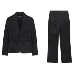 Tom Ford - Costume deux pièces en soie et laine mélangées