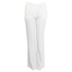 TOM FORD white acetate Suit Pants 38 XS