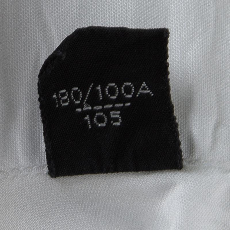 Men's Tom Ford White Cotton Pintuck Detail Long Sleeve Button Front Tuxedo Shirt XL