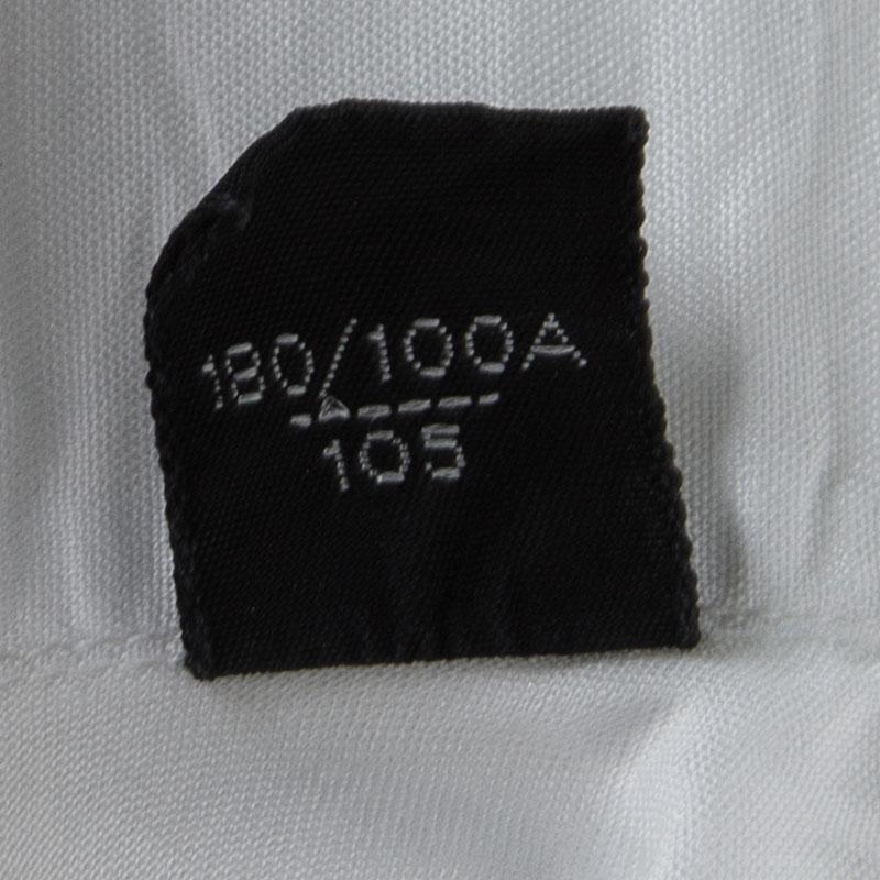 Men's Tom Ford White Cotton Pintuck Detail Long Sleeve Button Front Tuxedo Shirt XL