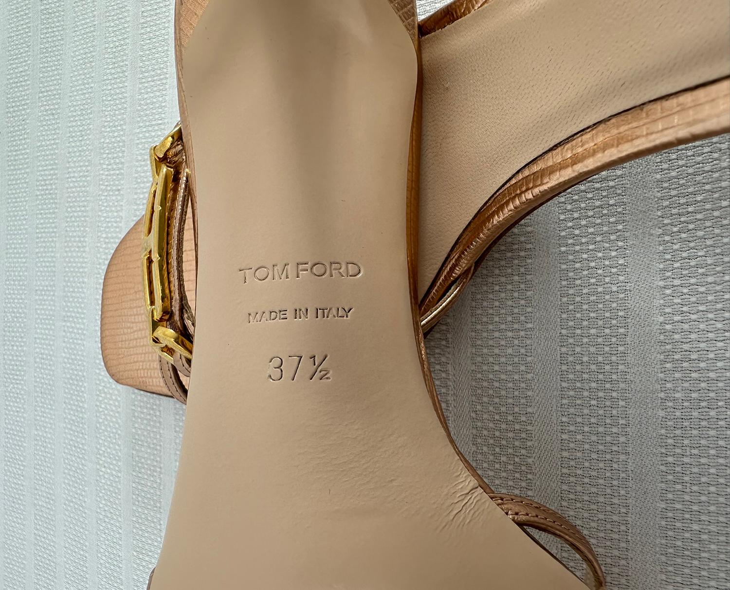 Tom Ford Whitney 55 Oro in vendita 6
