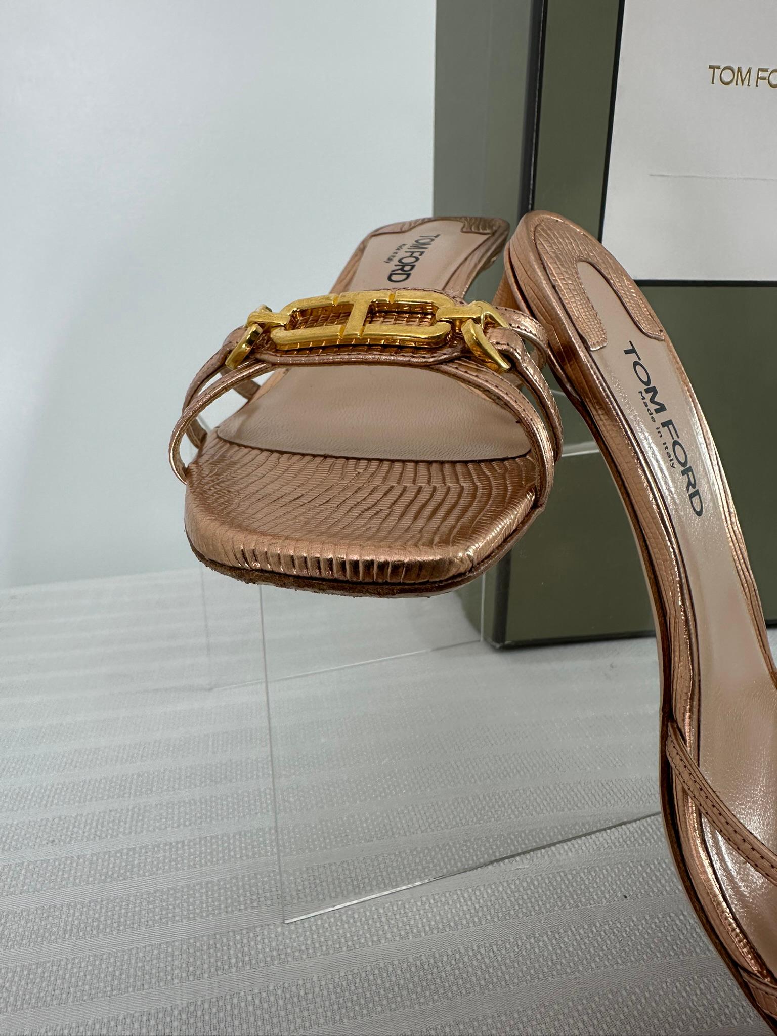 Tom Ford Whitney 55 Oro in vendita 7