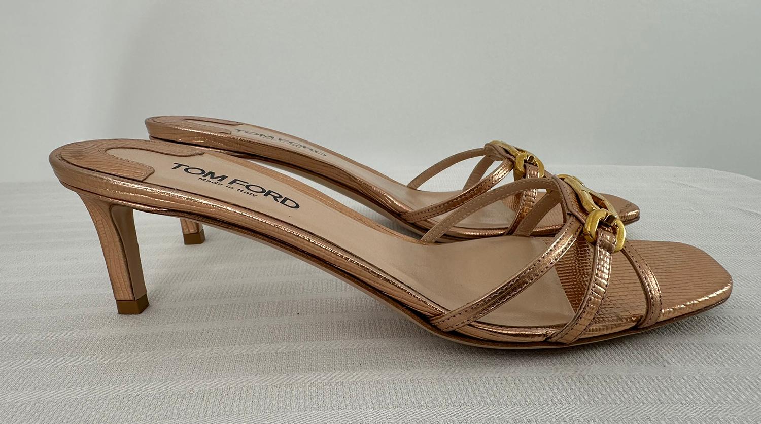 Tom Ford Whitney 55 Oro In condizioni buone in vendita a West Palm Beach, FL