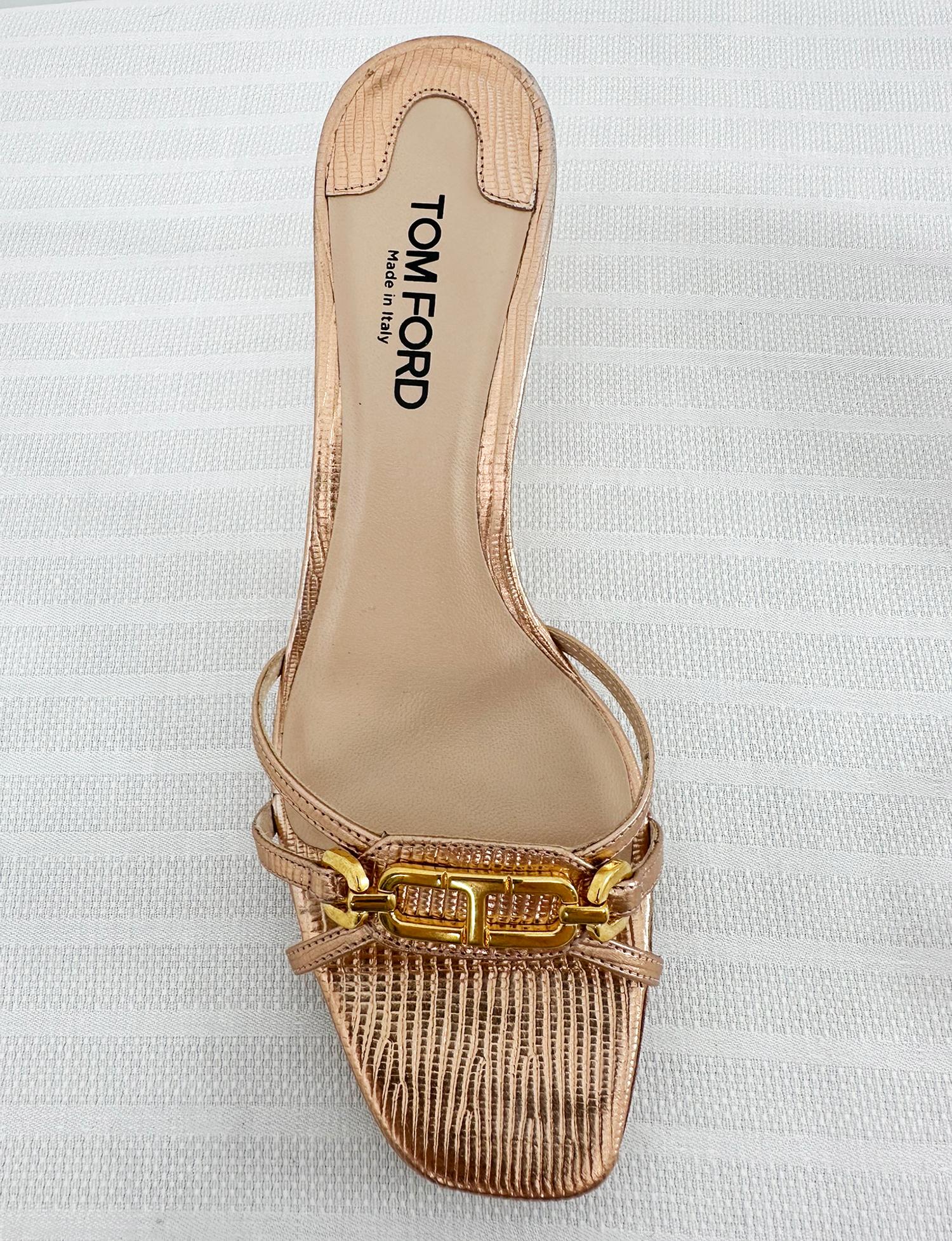 Tom Ford Whitney 55 Oro in vendita 3