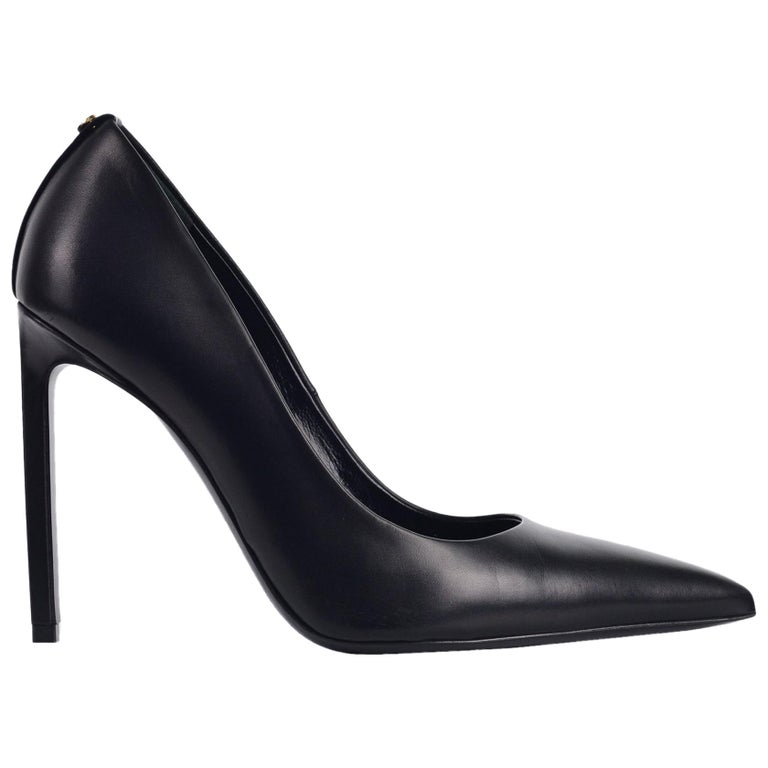 Tom Ford Womens Black Classic Leather Pumps For Sale at 1stDibs